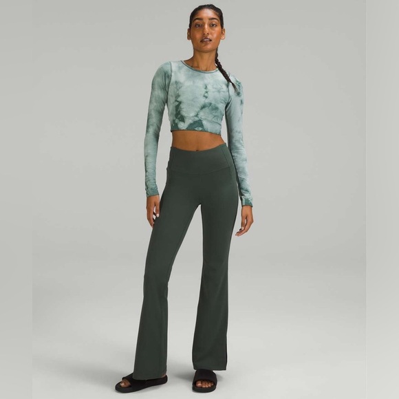 (A1) Lululemon Ebb to Street‎ Long Sleeve Shirt *Marble Dye, Size 4 - Picture 2 of 14